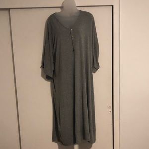 Gray Dwell + Slumber Dress OS